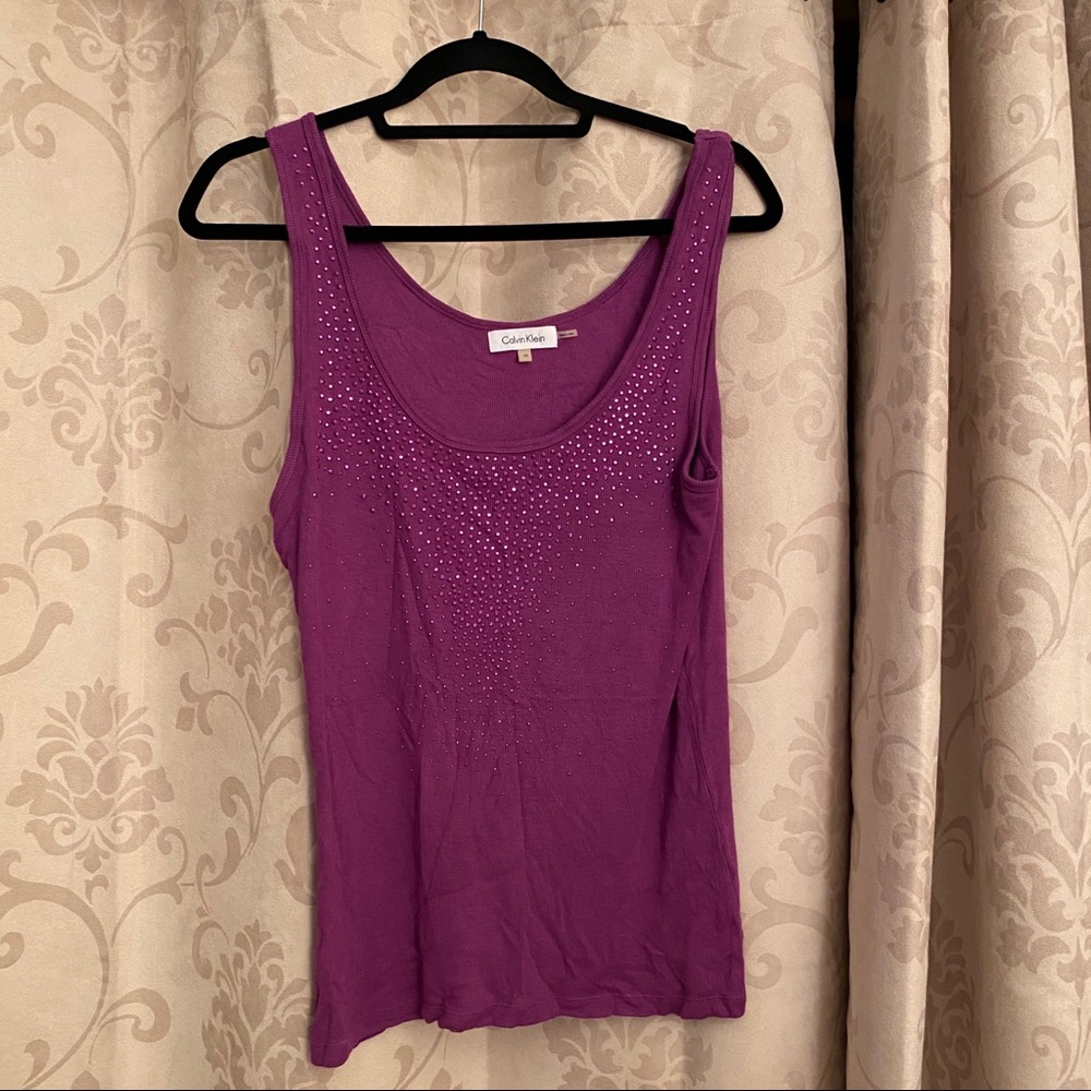 FREE w/ purchase! 🤩 Magenta Calvin Klein Tank